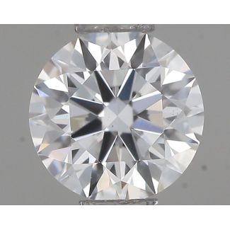 0.37 Carat Round E VS1 EX GIA Natural Diamond