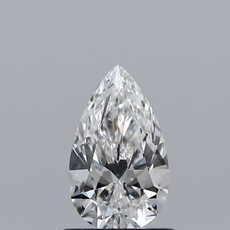 0.70 Carat Pear E VVS2 - EX VG GIA Natural Diamond