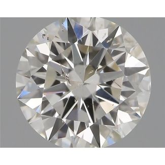 0.71 Carat Round G SI2 EX IGI Natural Diamond