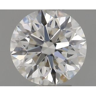 0.4 Carat Round G VVS2 EX IGI Natural Diamond