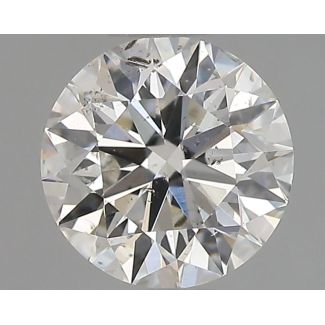 0.7 Carat Round G SI2 EX GIA Natural Diamond