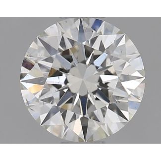 0.7 Carat Round H SI1 EX IGI Natural Diamond