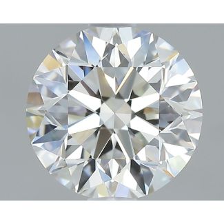 1.5 Carat Round H SI1 EX GIA Natural Diamond