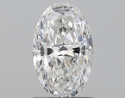 1.2 Carat Oval D VVS2 - EX GIA Natural Diamond