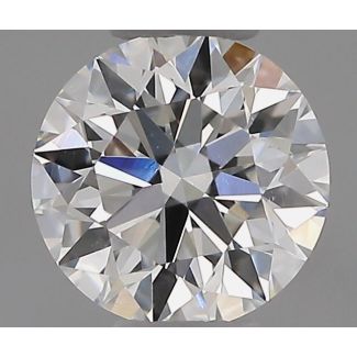 0.5 Carat Round F VS2 EX GIA Natural Diamond