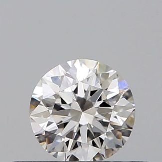 0.33 Carat Round H VS1 EX VG GIA Natural Diamond