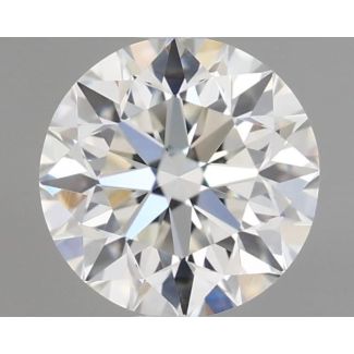 0.5 Carat Round H VVS2 VG EX GIA Natural Diamond