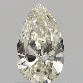 0.52 Carat Pear K VVS2 - EX VG GIA Natural Diamond