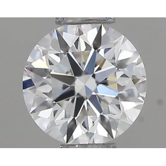 0.37 Carat Round F VVS1 EX GIA Natural Diamond