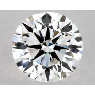 0.6 Carat Round F VS1 EX VG GIA Natural Diamond