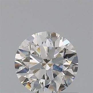 0.50 Carat Round H VS1 EX GIA Natural Diamond