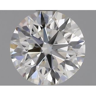 0.8 Carat Round H VVS2 EX VG GIA Natural Diamond