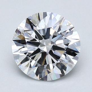 1.5 Carat Round D VS2 VG GIA Natural Diamond