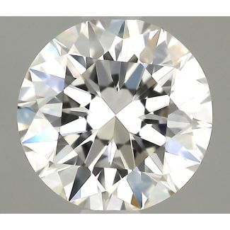 0.43 Carat Round D VVS1 EX GIA Natural Diamond