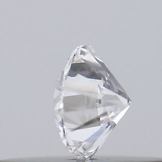 0.18 Carat Round D VVS2 EX GIA Natural Diamond