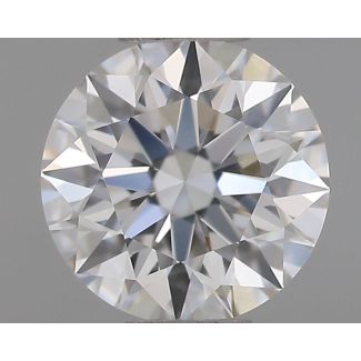 0.70 Carat Round F VS1 EX GIA Natural Diamond