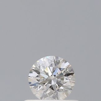 0.40 Carat Round I VS2 EX VG GIA Natural Diamond