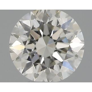 0.32 Carat Round H SI1 EX IGI Natural Diamond