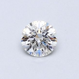 0.43 Carat Round H VS1 VG EX GIA Natural Diamond