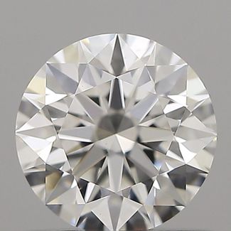 0.62 Carat Round F VS1 EX GIA Natural Diamond