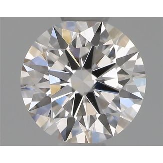 0.50 Carat Round H VS1 EX GIA Natural Diamond