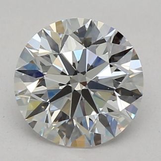 0.54 Carat Round D VVS2 EX GIA Natural Diamond