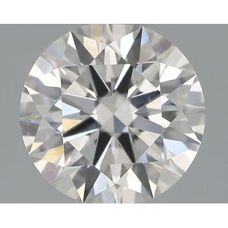 0.52 Carat Round E VS2 EX IGI Natural Diamond