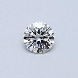 0.42 Carat Round H VS1 VG EX GIA Natural Diamond