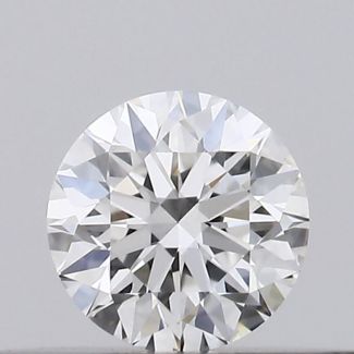 0.2 Carat Round F VVS2 EX GIA Natural Diamond