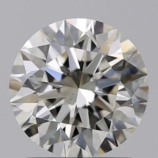 1.32 Carat Round J VS1 EX GIA Natural Diamond