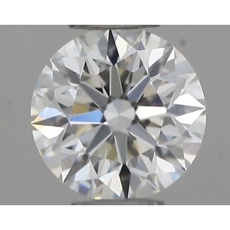 0.3 Carat Round H VVS2 EX GIA Natural Diamond