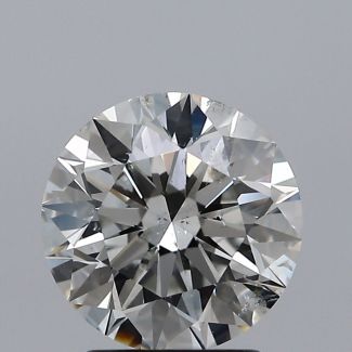 2.01 Carat Round H SI2 EX GIA Natural Diamond