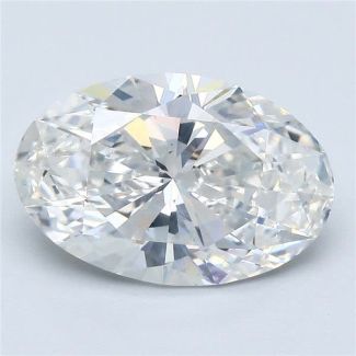 3.6 Carat Oval G SI1 - EX VG GIA Natural Diamond