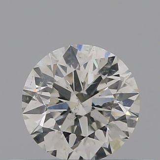 0.32 Carat Round H SI2 EX VG GIA Natural Diamond