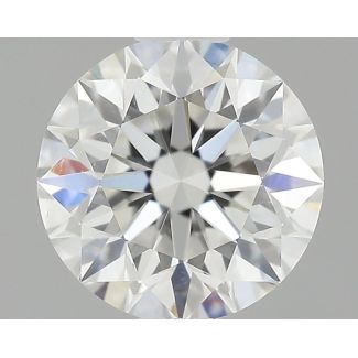 0.57 Carat Round H SI1 EX GIA Natural Diamond