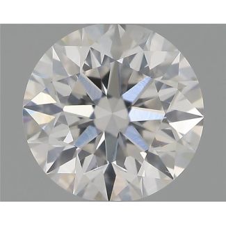 0.72 Carat Round F SI1 EX GIA Natural Diamond