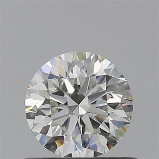 0.50 Carat Round H VS1 EX GIA Natural Diamond