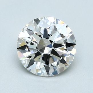 1.0 Carat Round H VVS1 EX GIA Natural Diamond