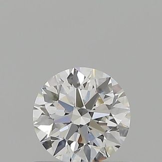 0.56 Carat Round F VVS2 EX GIA Natural Diamond