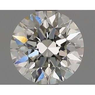 1.01 Carat Round K VVS2 EX IGI Natural Diamond