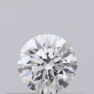 0.23 Carat Round E IF EX GIA Natural Diamond