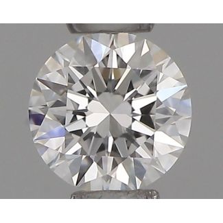 0.22 Carat Round F IF EX GIA Natural Diamond