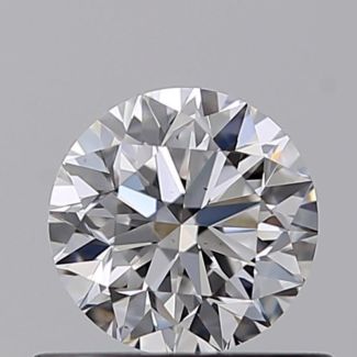 0.50 Carat Round D VS2 VG EX GIA Natural Diamond