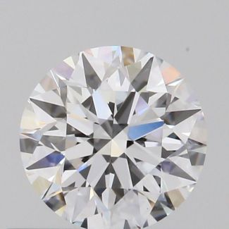 0.5 Carat Round D VVS2 EX GIA Natural Diamond