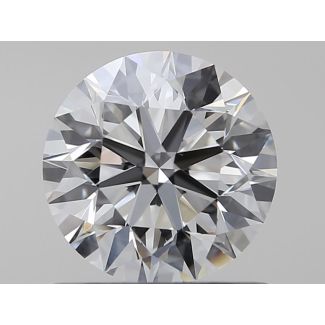 0.75 Carat Round F VVS1 EX GIA Natural Diamond