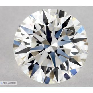 0.6 Carat Round G VVS2 EX VG GIA Natural Diamond