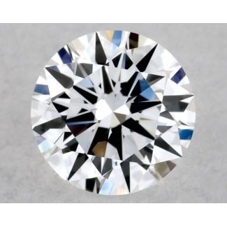 0.31 Carat Round D VVS2 EX GIA Natural Diamond