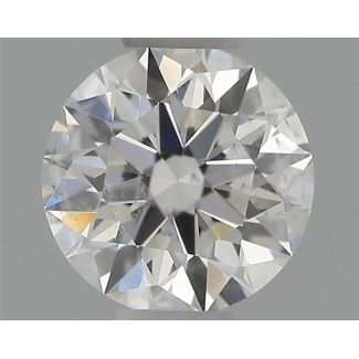 0.33 Carat Round G SI2 EX GIA Natural Diamond