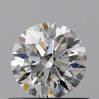 0.51 Carat Round I SI2 VG GIA Natural Diamond