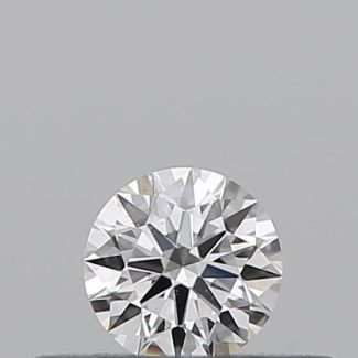 0.18 Carat Round D SI1 EX VG GIA Natural Diamond